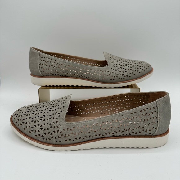 LIFESTRIDE Gray Lasor Cut Slip-On Zamora Loafer | Size 8.5 - Picture 3 of 14